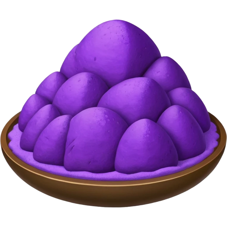 Purple Taro powder emoji