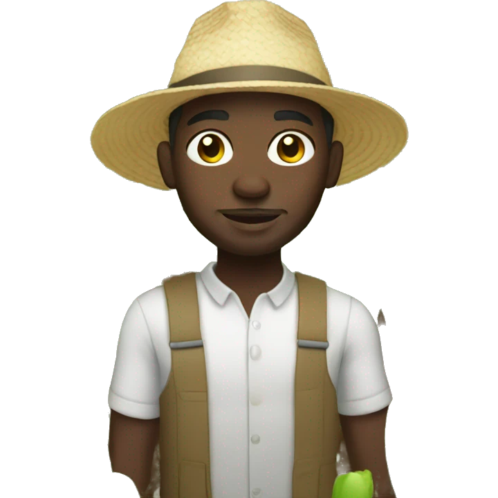 NIGERIAN MAN FARMING emoji