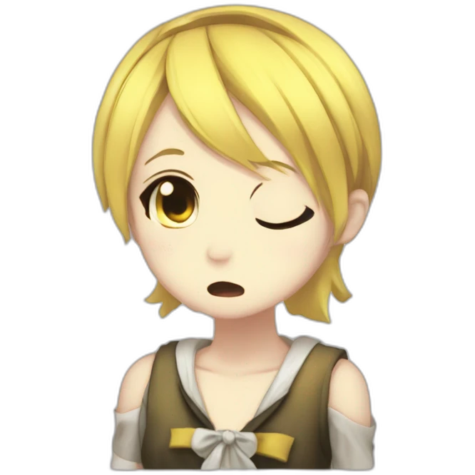 kagamine rin sad emoji