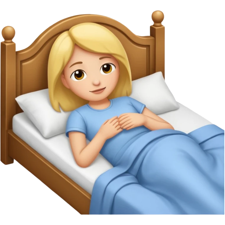 Laying in bed  emoji