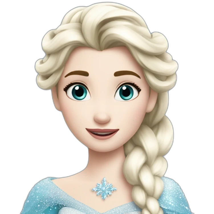 Elsa reine des neige emoji