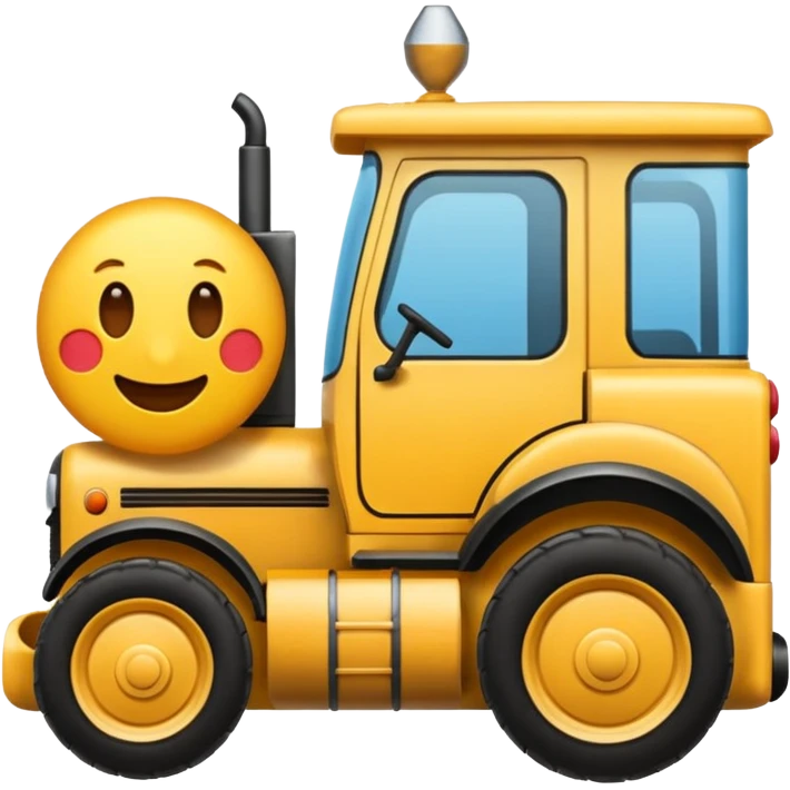 voglio che crei un emoji di un trattore che rimuove il codice per pulirlo emoji