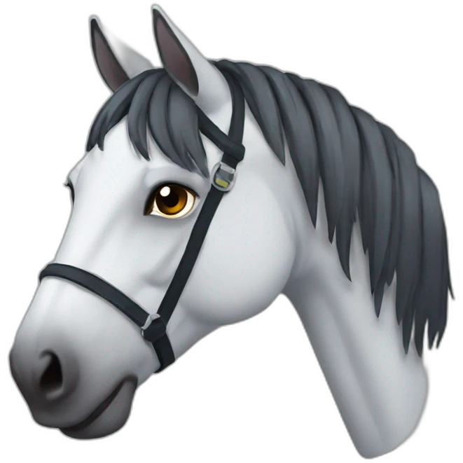 een stijgerend paard emoji