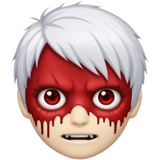 emoji de zumbi com cabelo emo do ken kanek emoji