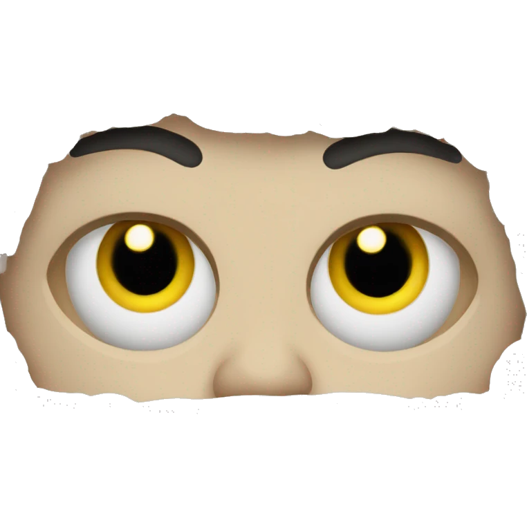 Sleepy stoned eyes emoji