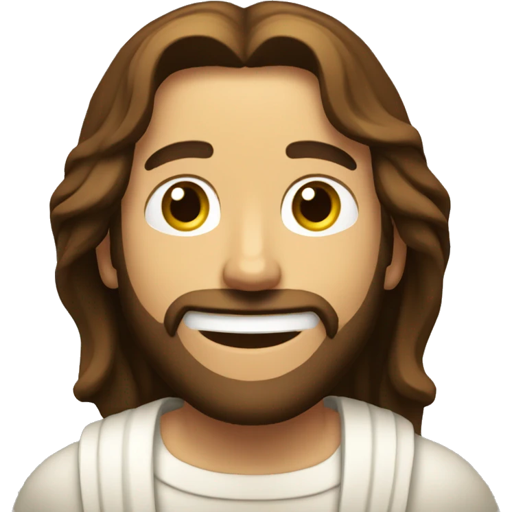 Jesucristo sonriendo  emoji