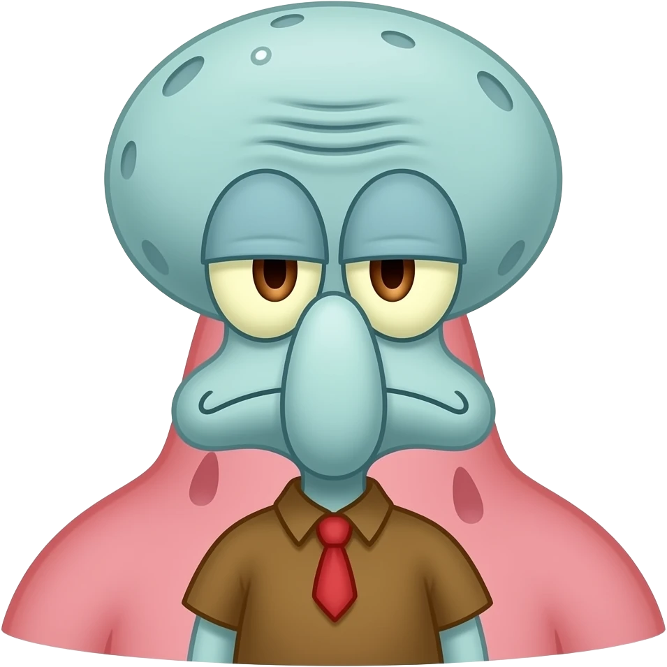 create a Squidward Tentacles emoji emoji