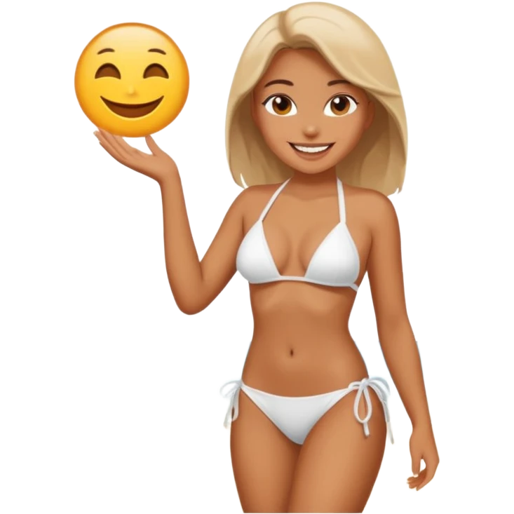 Sexy girl bikini emoji