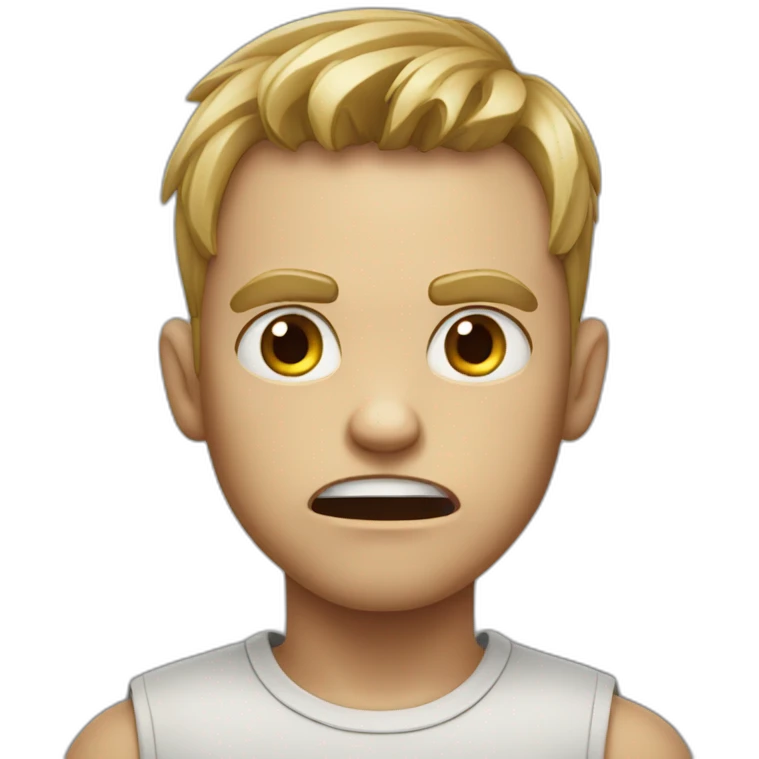 Angry boy emoji