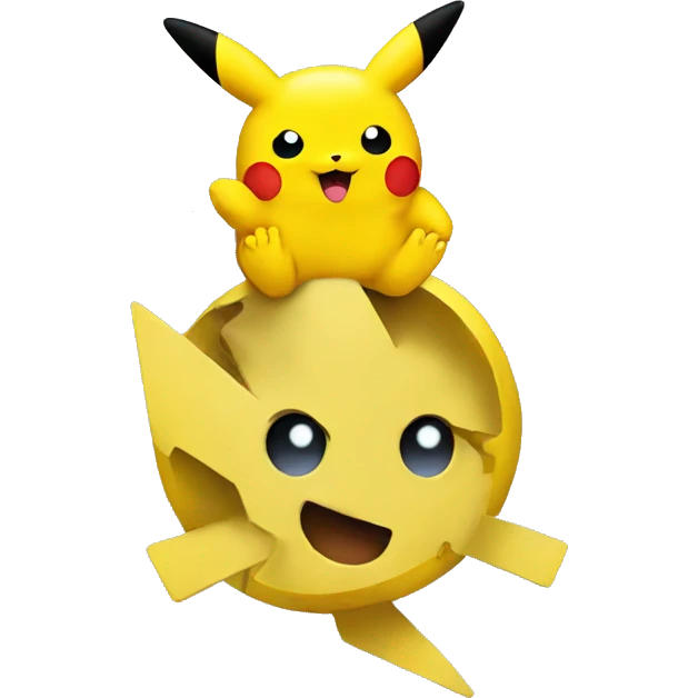 pikachu pacman emoji