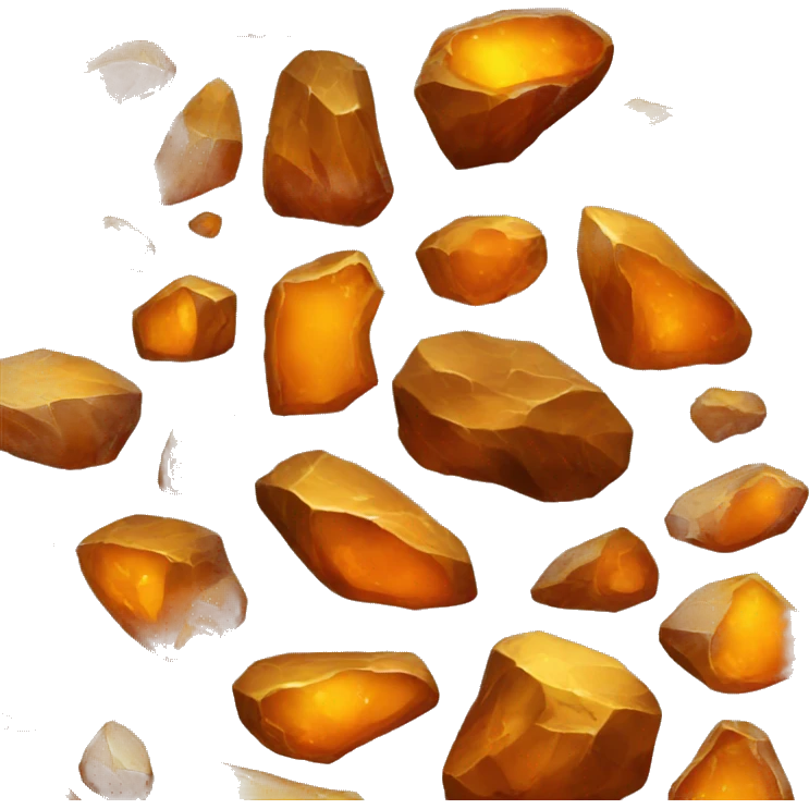 amber rock emoji