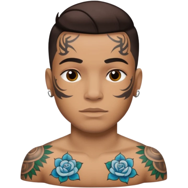  Jermaine Rive Damian With Tattoos  emoji
