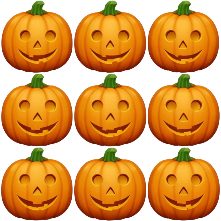 pumpkin without face emoji