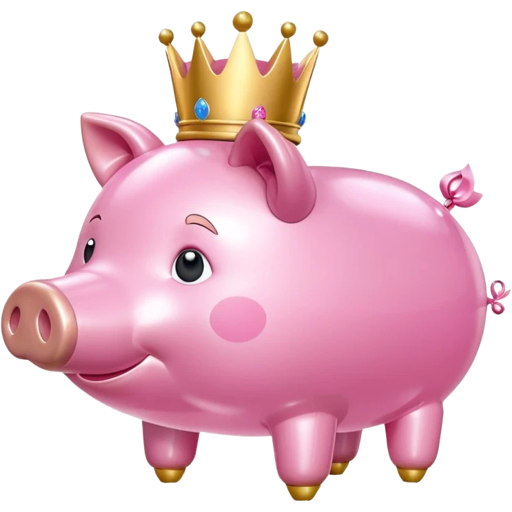  jeff koons inflatable princess pig balloon emoji