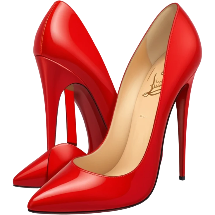 туфли Cristian louboutin emoji