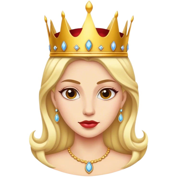 A queen emoji