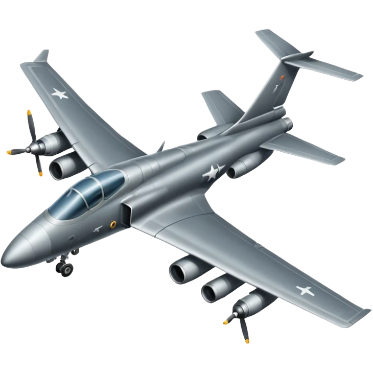 Avion militar emoji