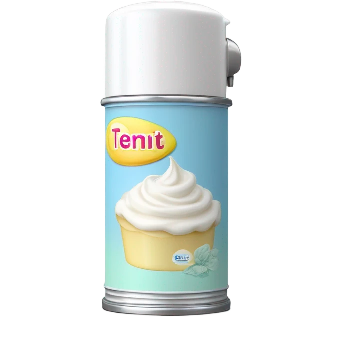 chantilly cream spray emoji