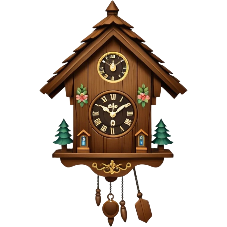 cuckoo clock  emoji