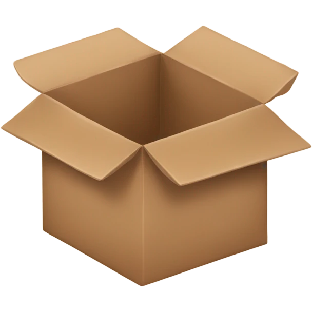 Open mail brown box emoji