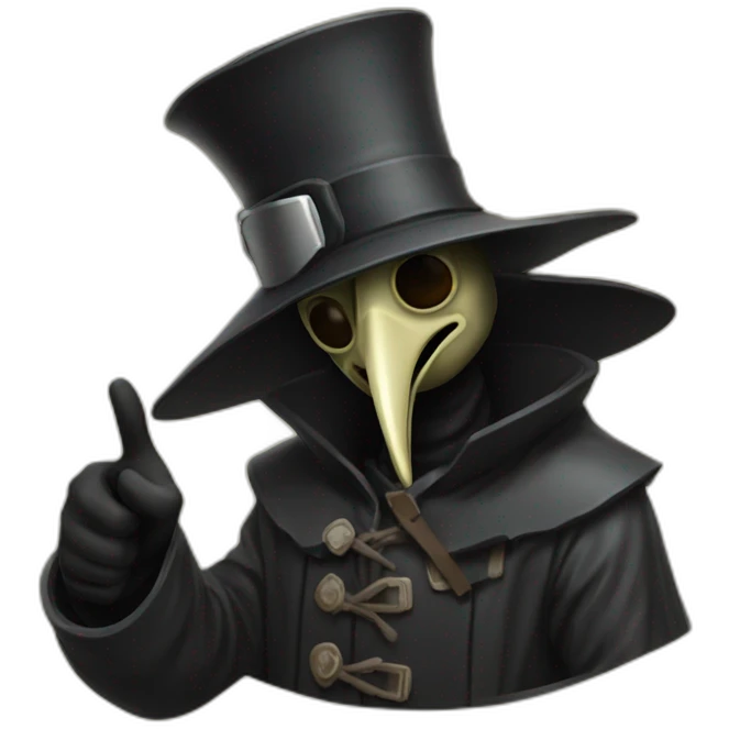 plague doctor thumbs up emoji