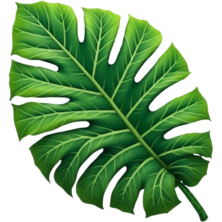 alocasia leaf emoji