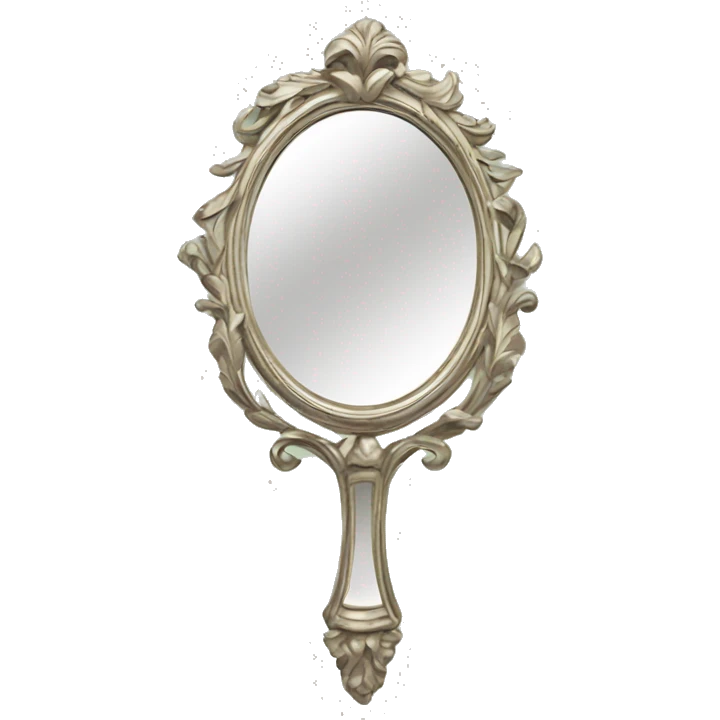 Vintage mirror  emoji