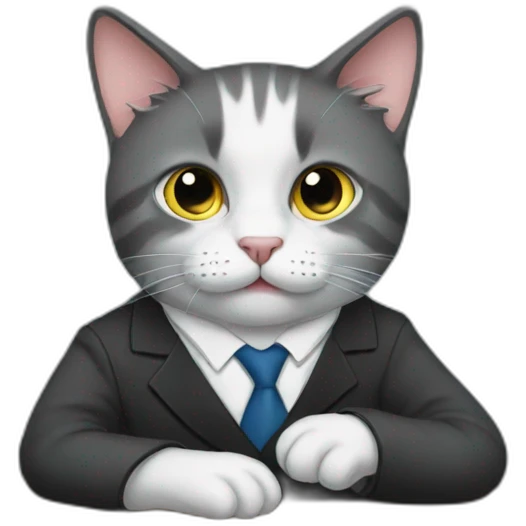cat lawyer emoji