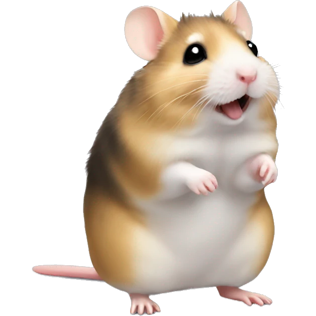Theo Hamster without tongue emoji