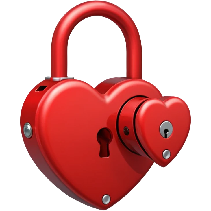 heart lock emoji