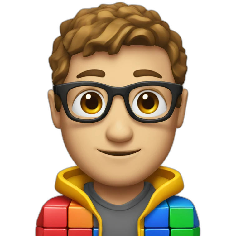 rubik's hero emoji