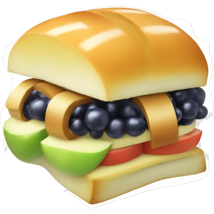 Japanese fruit sando emoji
