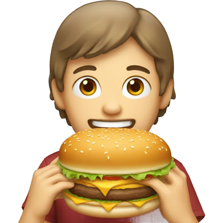 Eating Burger emoji