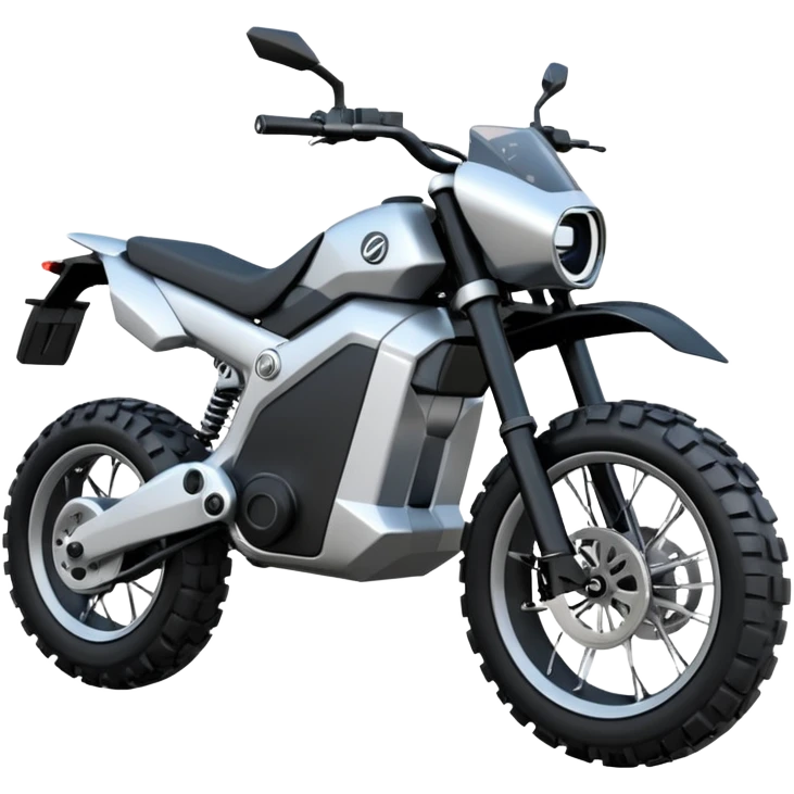 A electric motorcycle like a surron emoji