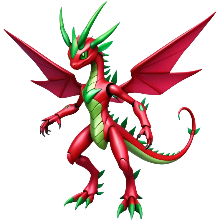  Cool Edgy Shiny Futuristic Ethereal Legendary Scizor-Digimon-Schyther-Flygon-hybrid full body emoji