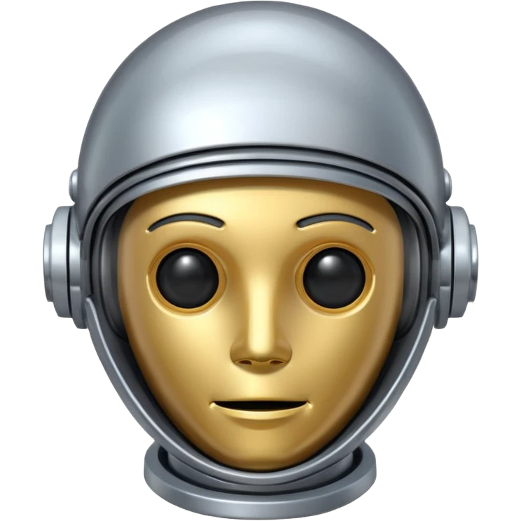 tête de robot cosomonaute emoji