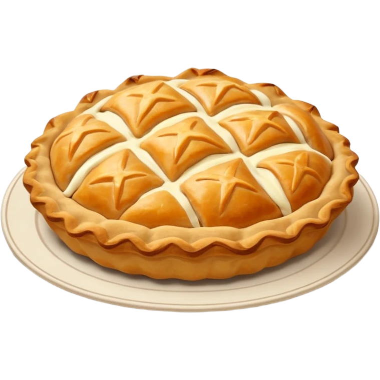 Karelian pasty with cream on top r emoji