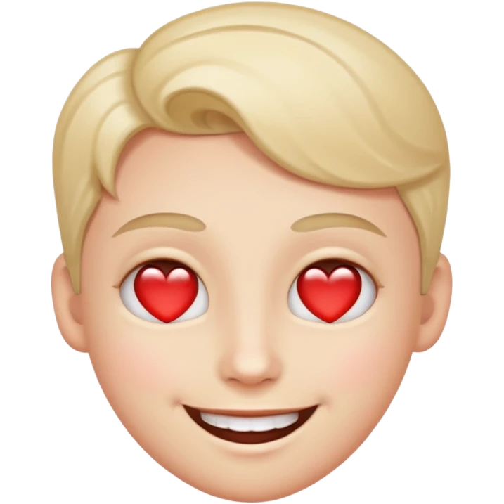 Smile with heart eyes emoji