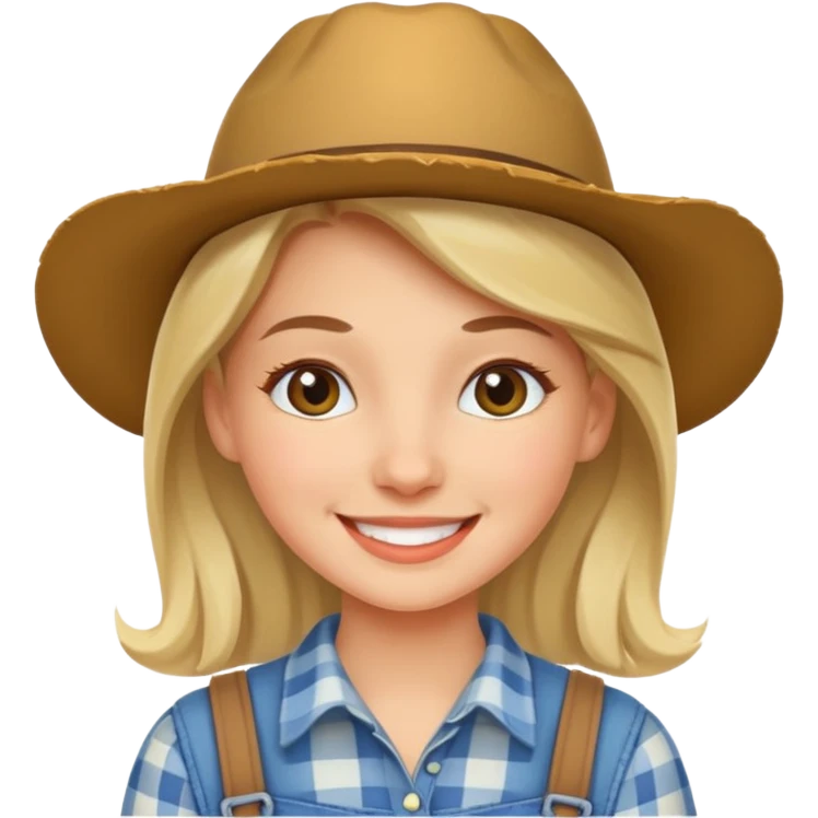 Country girl emoji