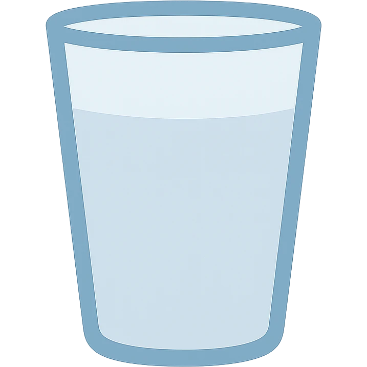 empty glass emoji