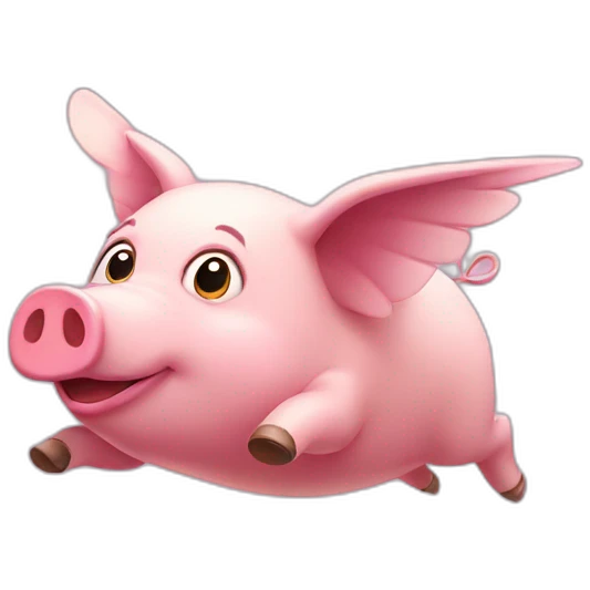 flying pig emoji
