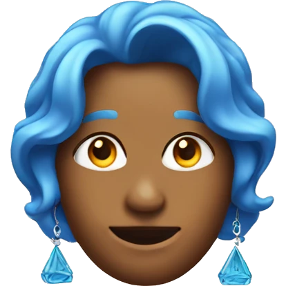 $ shaped earing emoji