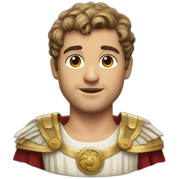 Paul Mescal handsome wearing roman clothes realistic emoji