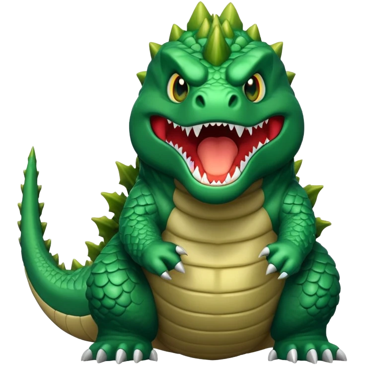 godzilla yelling emoji