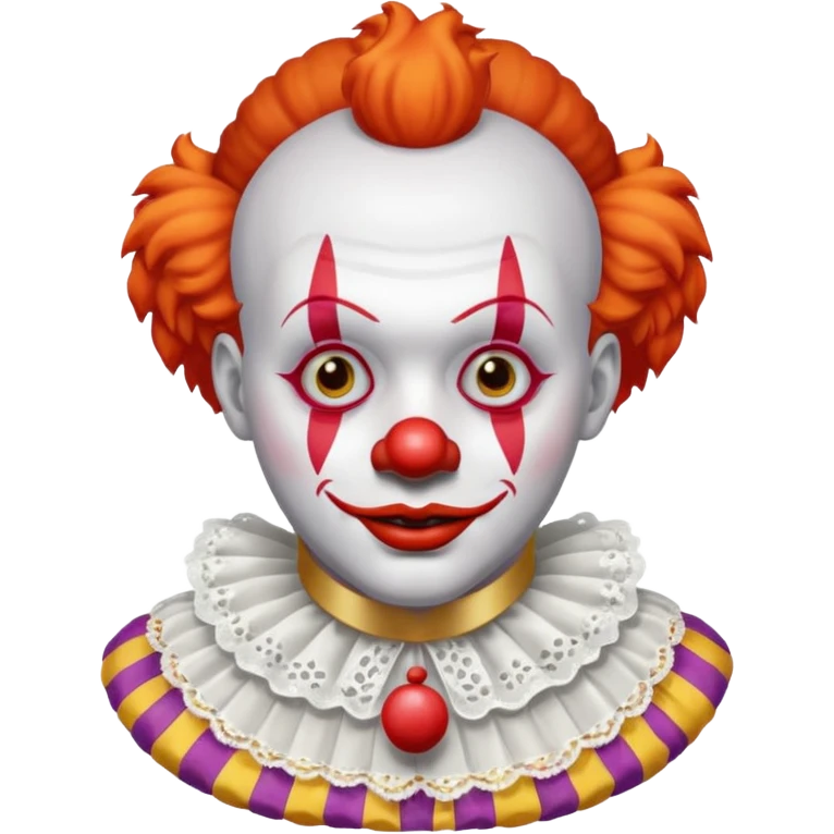 Clown with an lace emoji