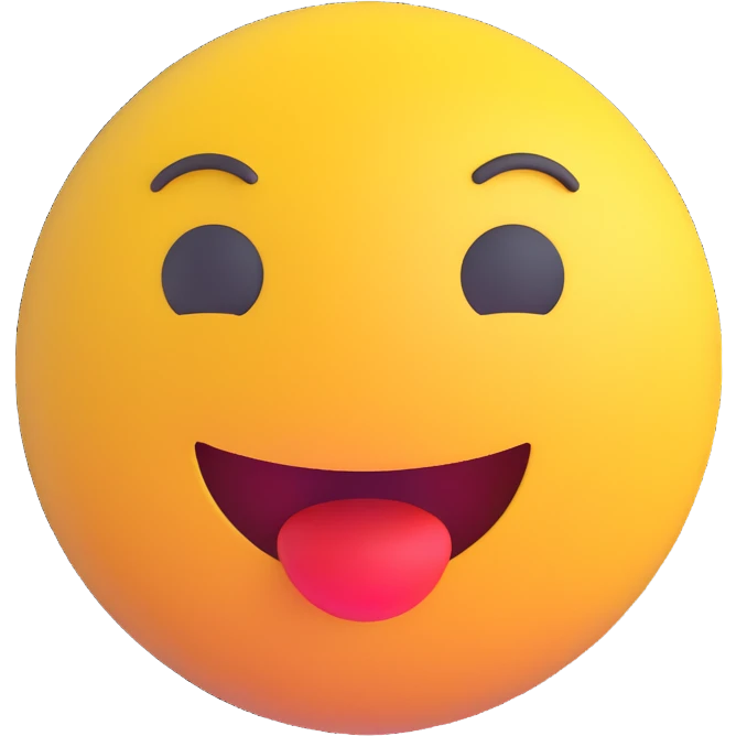 technology illustration, 3D emoji style, playful and rounded emoji