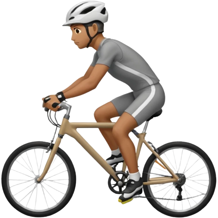 A man riding a bike emoji