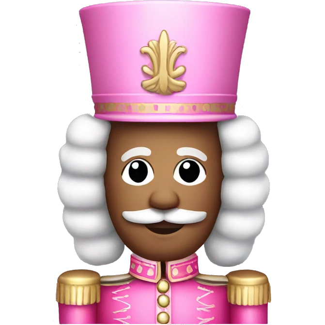 Pink nutcracker  emoji