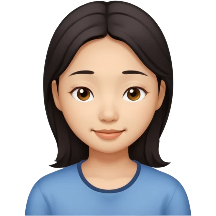 dark circles eyes sleepy dimples asian girl emoji