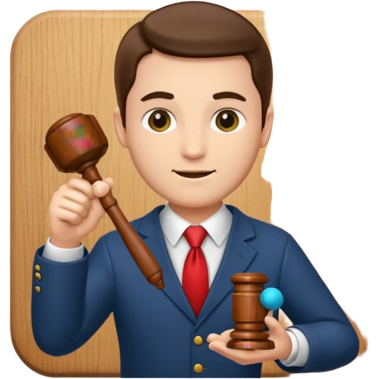 property auction, auctioneer emoji